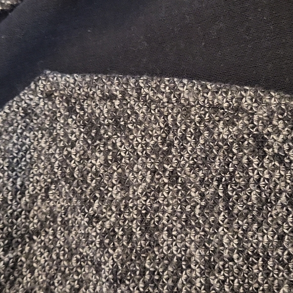 NWT Banana Republic Tweed Open Front Blazer in Charcoal & Black, L - Picture 3 of 7